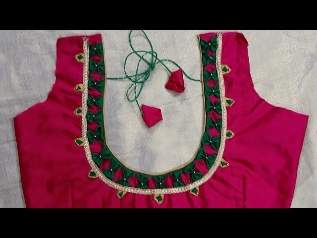 Back neck design cutting and stitching | stiching classes