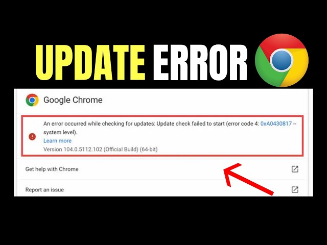 How to Fix Google Chrome Not Updating Problem 2026