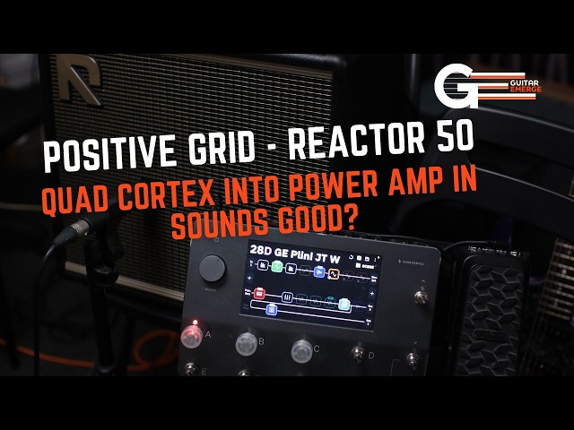 Positive Grid - Reactor 50 (Quad Cortex into power amp in sounds good?)