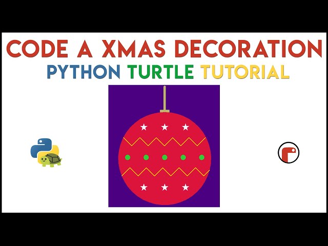 Python Turtle - Code a Christmas Decoration