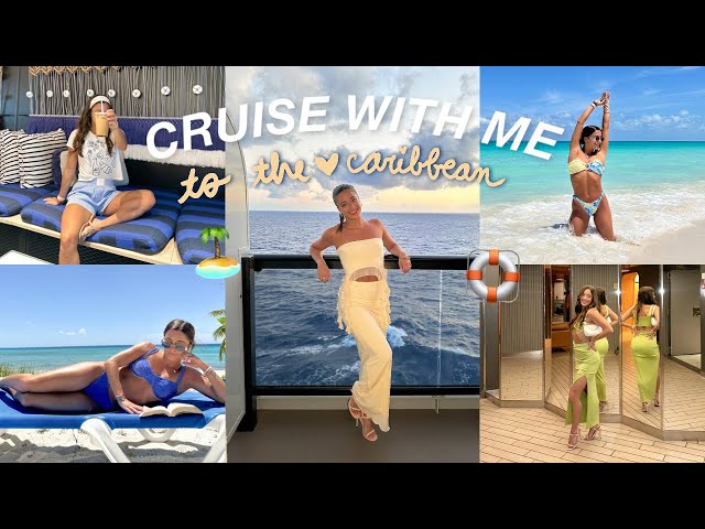 cruise to the caribbean with me 🏝️🐚🌊 turks and caicos, bahamas with virgin voyages (adults only)