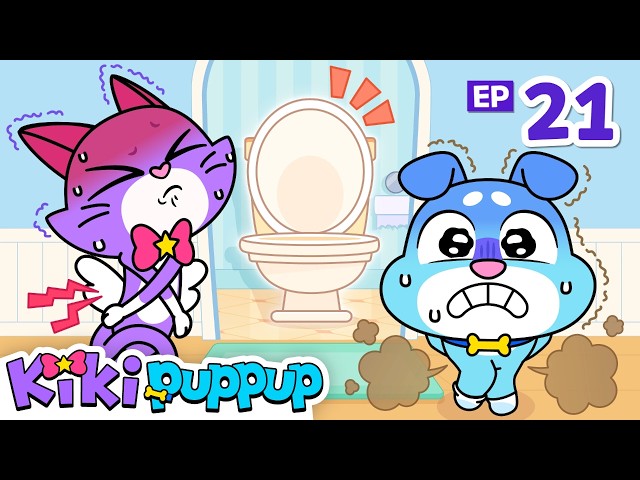 [NEW] Stop and Go Potty! | EP21 | Potty Training | Kikipuppup Nursery Rhymes