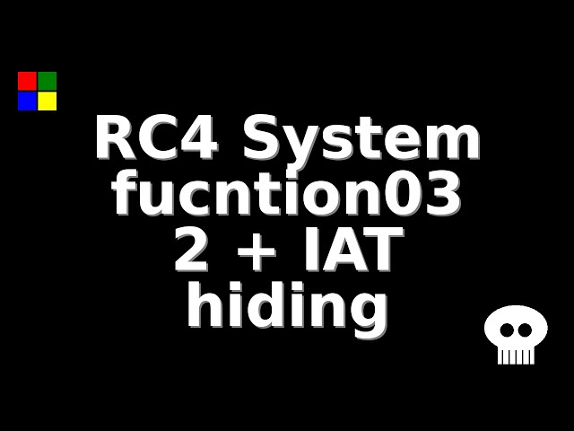 4.  RC4 Systemfucntion032 + IAT hiding - Bypass Defender with lil modify (Offensive Clown Scripts)