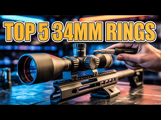 Top 5 Best 34mm Scope Rings 2026!