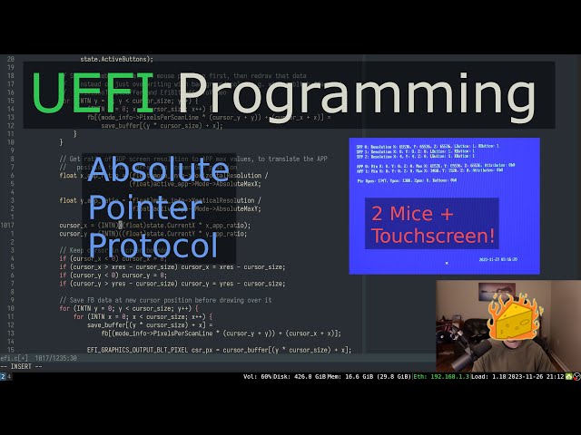 Absolute Pointer Protocol & Touchscreen | UEFI Dev (in C)