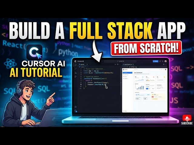 Cursor Al Tutorial: Build a Full Stack App from Scratch.