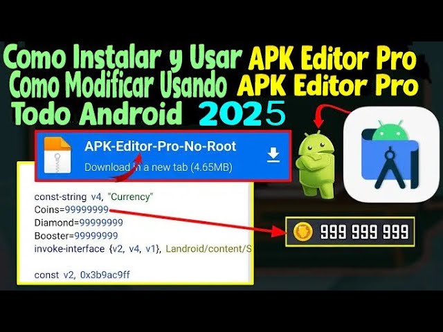 😲Como Instalar y Usar Apk Editor Pro en Cualquier Android Sin Necesidad de Root || 2025-2026 ✅