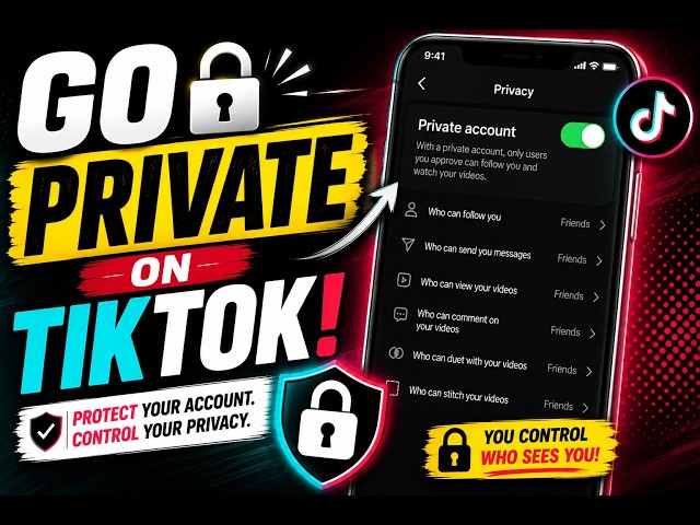 How to Make TikTok Account Private in Seconds! 🔒
