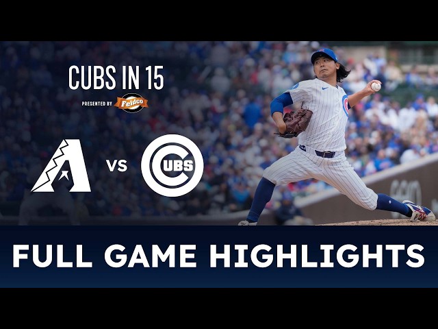 Chicago Cubs vs. Arizona Diamondbacks | MLB Highlights (5/2/2026)