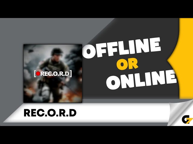 REC.O.R.D game offline or online ?