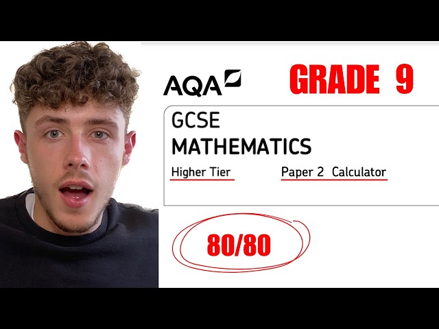 GCSE Maths AQA Paper 2 Higher in 30 Minutes! | How to get a Grade 9