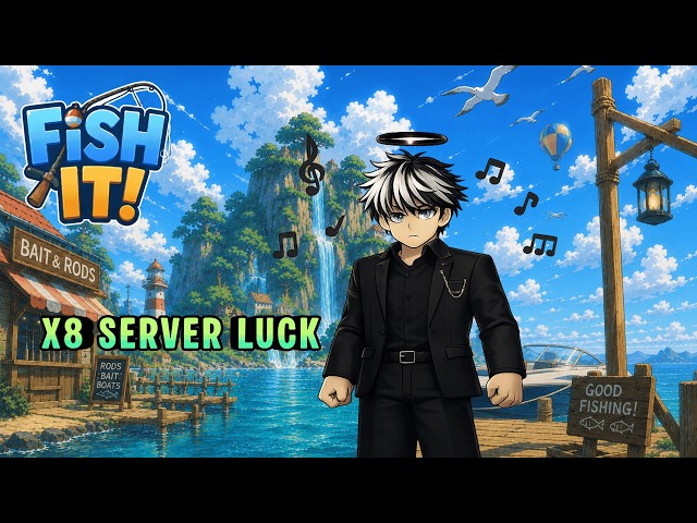 X8 SERVER LUCK NEW UPDATE FORGOTTEN AND WITHERING ROD! | FISH IT ROBLOX LIVE #mediashareon