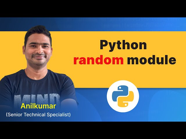 Python Class 60: Python Random Module Explained | Generate Random Numbers & More