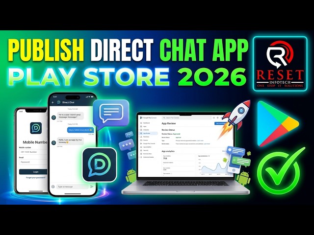 📲 Google Play Console Tutorial 2026 | Publish Direct Chat App Successfully
