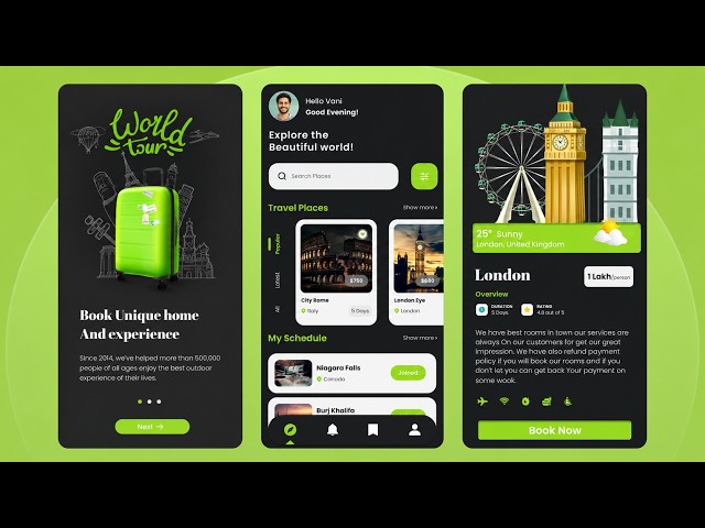 React Native Full Stack Travel App with Free Source Code