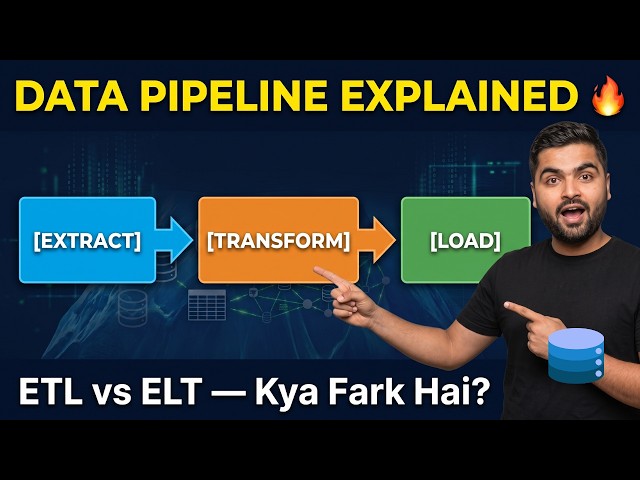 ETL vs ELT — Data Analyst Ko Kya Pata Hona Chahiye? | Real Example + Tools | EP11