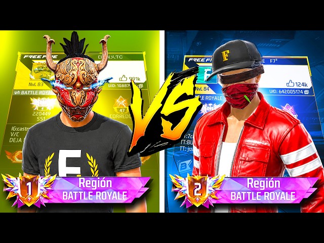 TOP 1 vs TOP 2 ☠️🔥 Who is the BEST? 🤔 Free Fire