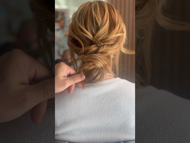 The Perfect Messy Updo | Easy Elegant Hairstyle Step-by-Step Tutorial