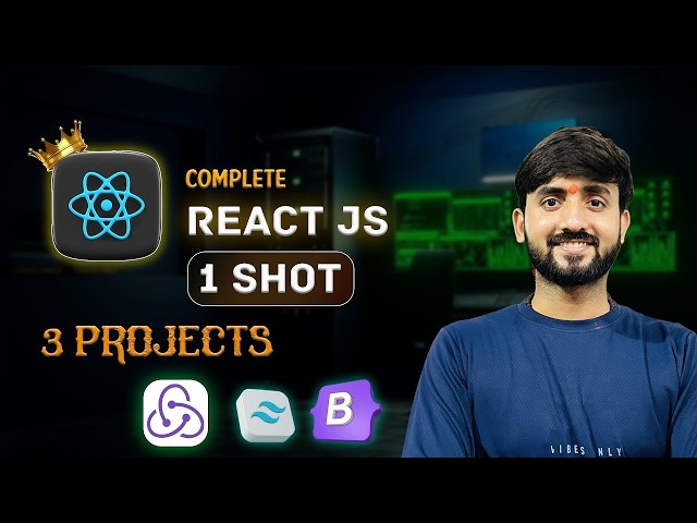 React & Redux Complete Course Beginners to Advance with Projects | Complete All-in-One Tutorial