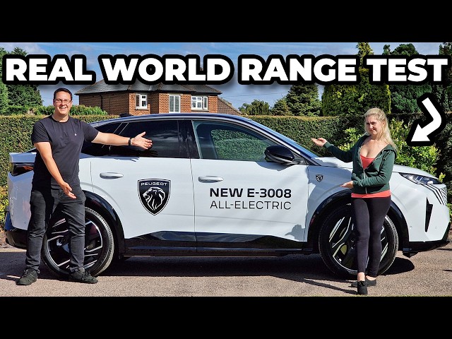 Peugeot E-3008 - 'Non-Scientific' Real-World Range Test & Review (Ft. Mrs Jon Coupland)