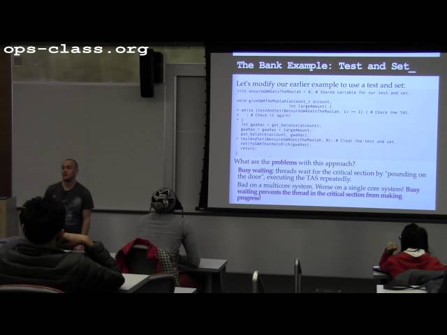 13 Feb 2013: Spin and Sleep Locks