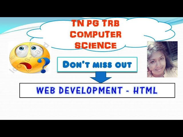 PG TRB Computer Science Web Development - HTML