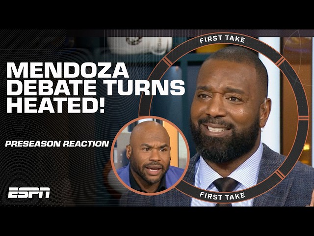 Fernando Mendoza's preseason performance sparks a HEATED DEBATE on First Take 👀🔥