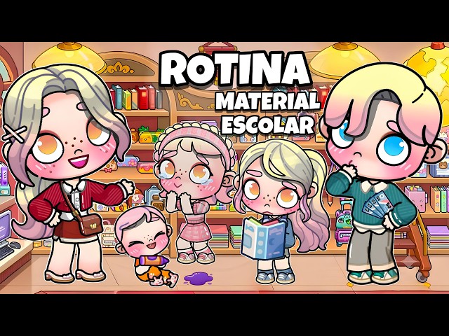 SCHOOL SUPPLIES ROUTINE 📚🎒 | NEW BOOKSTORE | AVATAR WORLD ROUTINES AND PAZU STORIES