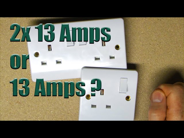 Double Socket Outlet 13A 20A 26A? EV Sockets, Fuses,  Washer/Tumble Dryer in one double?