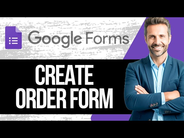 How to Create Order Form in Google Forms | Full Tutorial 2025