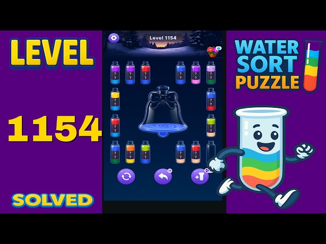 Water Sort – Level 1154 | Walkthrough Solution