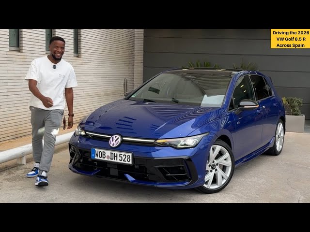 Let’s go to Spain & drive the 2026 VW Golf 8.5 R | Exploring Barcelona as a tourist | 