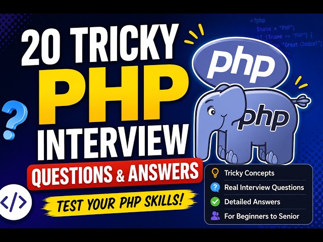 20 Tricky PHP Interview Questions and Answers