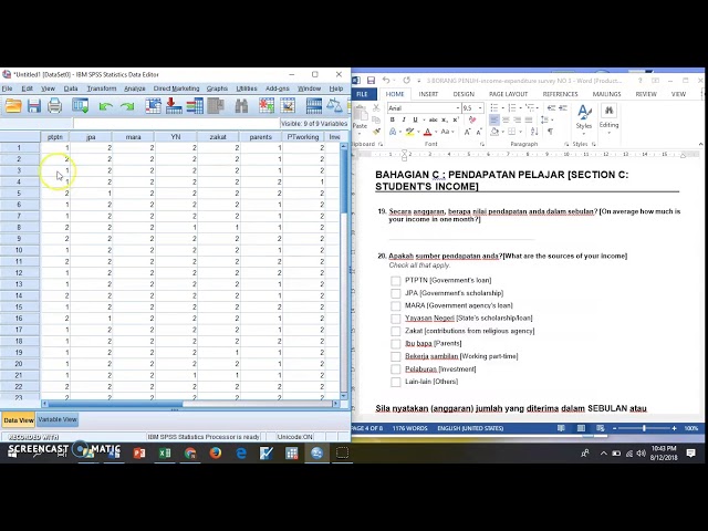 how to process and analyze multiple answers SPSS