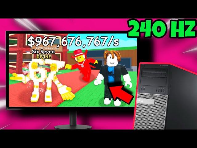 I Used My 13 Year Old PC To Run Roblox At 240 Hz