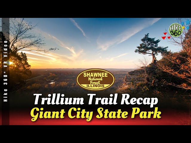 Trillium Trail Recap, Giant City State Park - Shawnee National Forest, IL (Hike 360° VR Video)