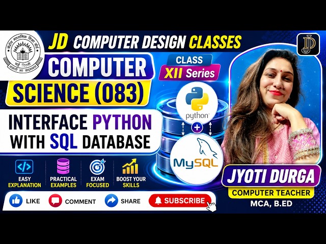 Database connectivity steps | Import | Create connection & cursor | Execute SQL| Fetch records | SQL