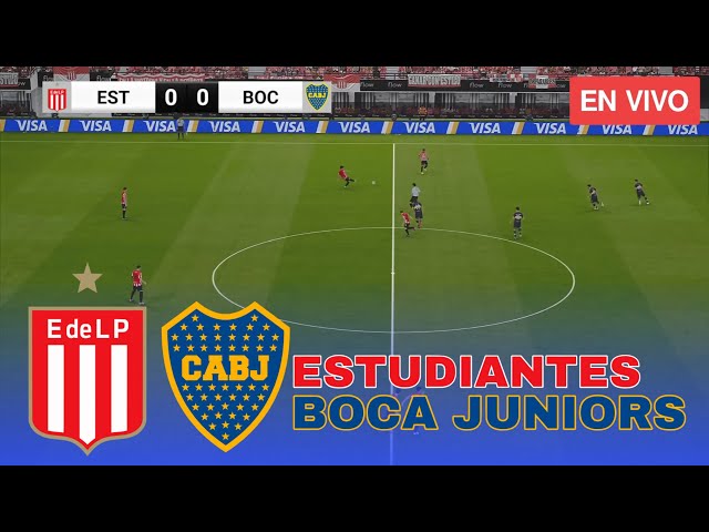 Estudiantes vs Boca Juniors Liga Argentina 2026 Partido Simulación PES 21