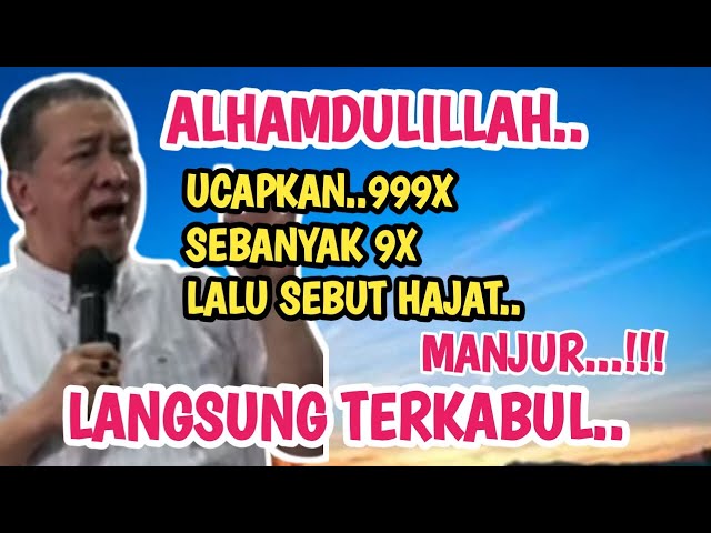 ILMU RDAY TERBARU UCAPKAN 999X PASTI HAJAT TERKABUL..RDAY HAJI DWI SUSANTO KANDANG EMBEE BOGOR