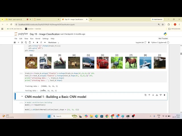Day 20 - Deep Learning CNN Project | CIFAR-10 Image Classification using TensorFlow & Keras