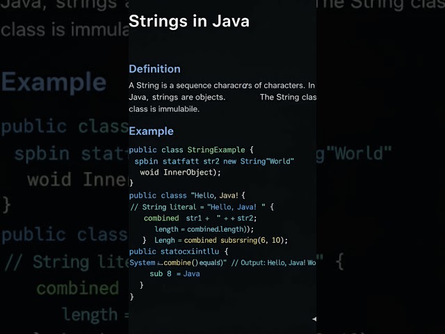 Strings in Java 4.1 #🍵 #java #strings #array  #javaprogramming #rahulgenai