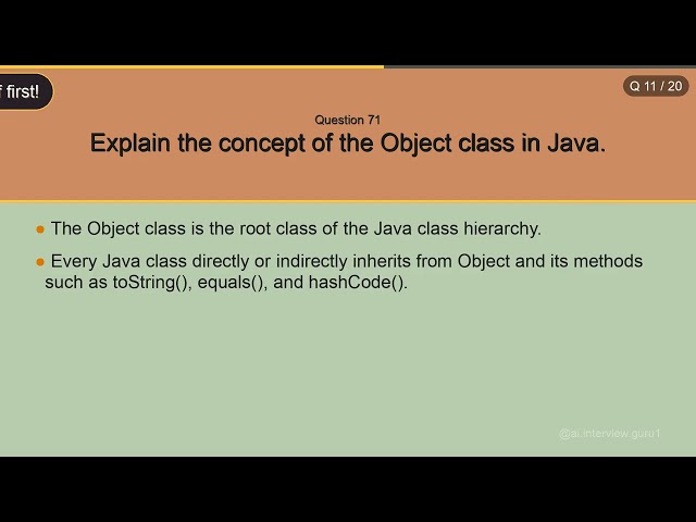 Java Interview Questions & Answers | Most Asked Questions for Freshers & Experienced #java #coding