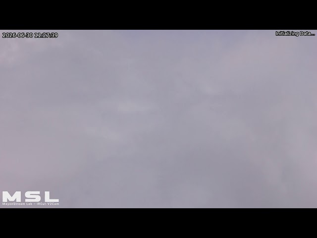 🔴 LIVE: Mayon Volcano Eruption, PH (SSW view) [RPi ircut-v2cam] 23:31 Jun-29-2026 (PST)