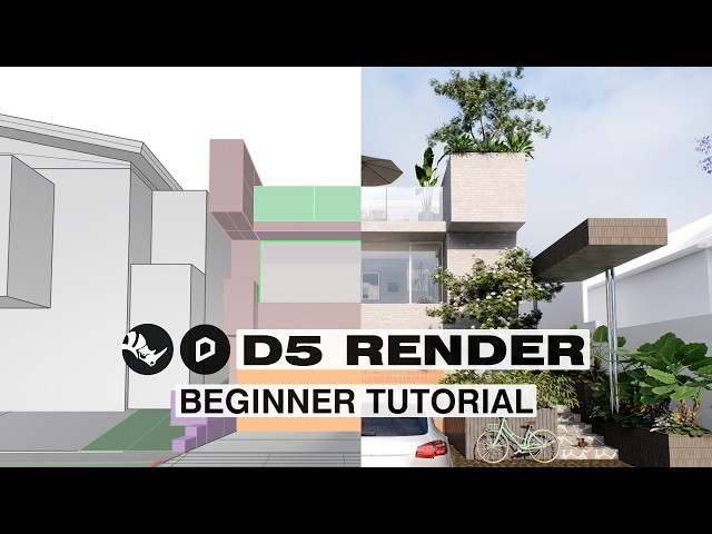 Beginner Architects MUST Learn D5 to Rhino Render Workflow
