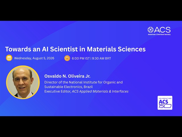 Science Talks Lecture 201: Towards an AI Scientist in Materials Sciences