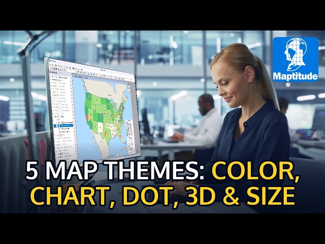 How to Create Thematic Maps in Maptitude (5 Types)
