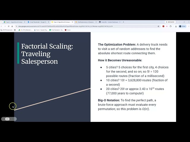 Topic 2, Video 6, Randomness & Big O Notation