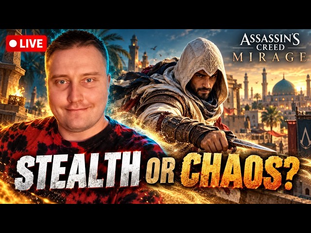 Assassin's Creed Mirage LIVE — Baghdad Contracts, Stealth Only