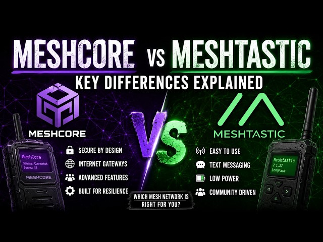 MeshCore vs Meshtastic: The Real Differences Explained + Why I Don’t Support MeshCore!