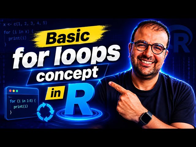 Basic for loops concepts in R programming language 